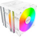 Кулер Montech NX600 ARGB White LGA115X/1200/1700/1851,AM4/AM5 (9шт/кор, 4Pin PWM & ARGB 5V3Pin, 6 тепл.трубок + медная база, 2*FAN 120mm, 800~2000RPM (±10%), 34.17dBA) RET