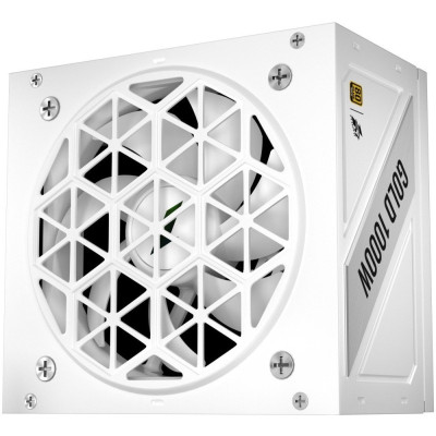 БП 1STPLAYER 1000W White NGDP GOLD (HA-1000BA4-WH) (ATX 3.1, 1000W, 80 PLUS GOLD, Active PFC, LLC+DC-DC, full Japan solid-state caps, 120mm fan, Full modular, белый) RET