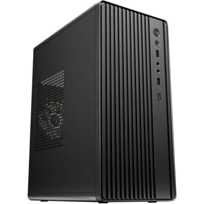 Корпус MicroATX Vicsone M5X 500W Black (БП N-Tech Elite VXE 500B 80+ Bronze) (Стенка с перфорацией для вентиляции, 2xUSB3.0, HD Audio+Mic, No-ODD, 1x3.5