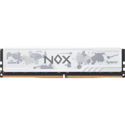 DDR5 16Gb PC-49600 6200MHz Apacer NOX (AH5U16G62C532MWAA-1) CL40-40-40-76 White