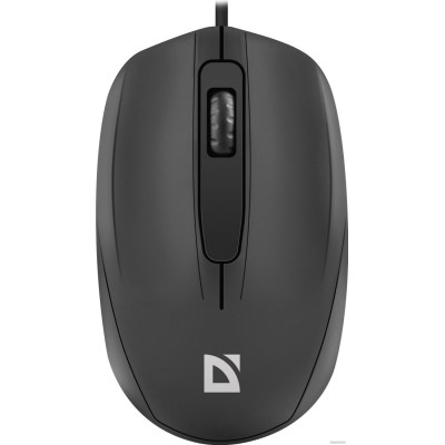 Мышь Defender Alpha MB-507 (52507) (полноразмерная мышь, проводная USB Type-A, сенсор оптический 1000 dpi, 3 кнопки, колесо с нажатием, цвет черный)