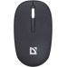 Мышь беспроводная Defender Smart MM-396 (52396) (ноутбучная мышь, беспроводная Bluetooth/беспроводная радио, сенсор оптический 1600 dpi, 3 кнопки, колесо с нажатием, цвет черный)