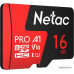 Micro SD 16 Gb Netac P500 Extreme Pro microSDHC (NT02P500PRO-016G-S) б/адаптера