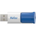 USB3.2 32Gb Netac U182 (NT03U182N-032G-32BL) USB 3.2 Type-A, пластик, выдвижной механизм, белый/синий