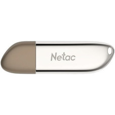 USB3.2 64Gb Netac U352 (NT03U352N-064G-32PN) USB 3.2 Type-A, с колпачком, металл, цвет серебристый
