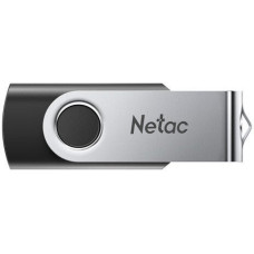 USB3.2 64Gb Netac U505 (NT03U505N-064G-32BK) (64 ГБ, USB 3.2 Gen 1 Type-A (5 Гбит/сек), пластик+металл, раскладной корпу