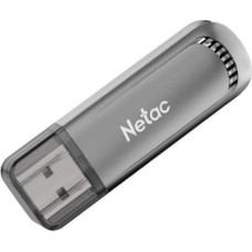 USB3.2 64Gb Netac UA61B (NT03UA61B-064G-32GM) USB 3.2 Type-A, пластик, с колпачком, серебристый