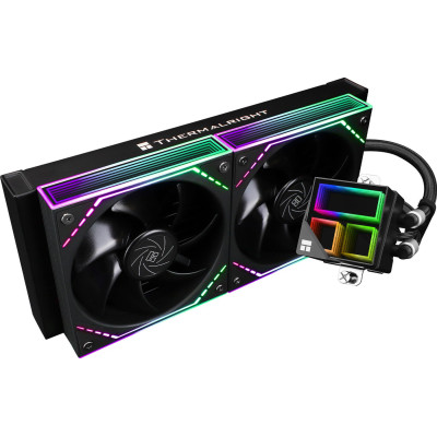 Система водяного охлаждения Thermalright Frozen Infinity 240 ARGB Black (F-INFINITY-240-ARGB-BL) / (LGA115X/1200/1700/2011/2066/AM4/AM5) / 240mm / 2x120mm / Black