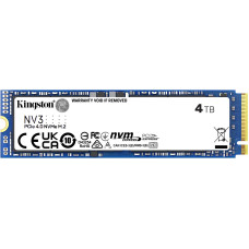 SSD M.2 2280 M PCI Express 4.0 x4 Kingston 4Tb SNV3S (SNV3S/4000GBK) 6000/5000 MBps TLC Bulk