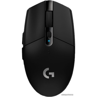 Мышь беспроводная Logitech G304 (910-005286) (полноразмерная игровая мышь для ПК, беспроводная радио, сенсор оптический 12000 dpi, 6 кнопок, колесо с нажатием, цвет черный )