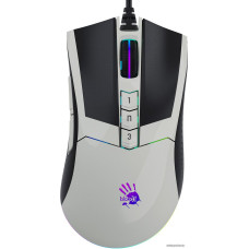 Игровая мышь A4Tech Bloody W90 Max (белый/черный) (полноразмерная игровая мышь для ПК, проводная USB, сенсор оптический 