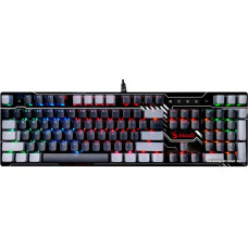 Клавиатура A4Tech Bloody B808N (игровая для ПК, механико-оптическая, Light Strike Blue, пластик, интерфейс подключения -
