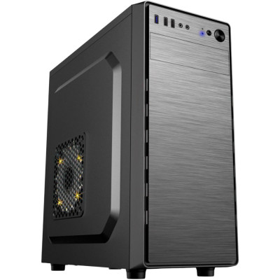 Корпус ATX Без БП Vicsone F4X (Стенка с перфорацией для вентиляции, 2xUSB3.0, 1xUSB2.0, HD Audio+Mic, 2x3.5