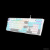 Клавиатура A4Tech Bloody S510N (игровая для ПК, механическая,ICY WHITE, ход линейные, пластик, интерфейс подключения - USB-A, подсветка, кириллица: да, цвет белый)