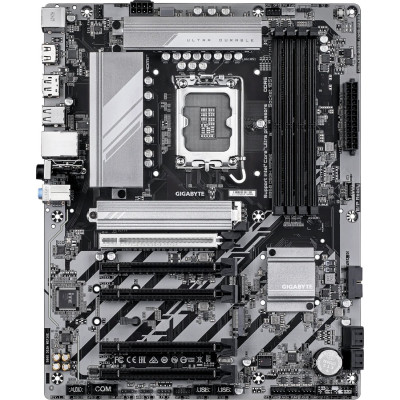 MB Gigabyte B860 DS3H WIFI6E Soc-1851 (B860) 2xPCI-Ex16 2xM.2 2.5GbE LAN WiFi 6E BT 5.3 3xARGB+RGB RAID 0/1/5/10 4xDDR5 9066MHz+ DP+HDMI ATX RTL