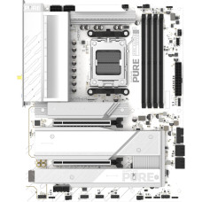 MB Sapphire PURE X870A WIFI 7 (52122-02-40G) Soc-AM5 (X870) 2xPCI-Ex16 PCI-Ex1 3xM.2 2.5GbE LAN Wi-Fi 7 BT 5.4 4xDDR5 84