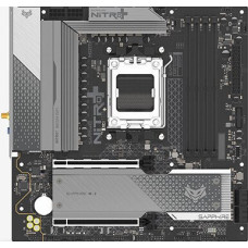 MB Sapphire NITRO+ B850M WIFI (52123-01-40G) Soc-AM5 (B850) 2xPCI-Ex16 2xM.2 2.5GbE LAN Wi-Fi 6 BT 5.3 3xARGB+RGB RAID 0