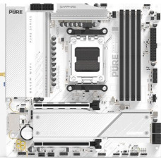MB Sapphire PURE B850M WIFI (52123-02-40G) Soc-AM5 (B850) 2xPCI-Ex16 2xM.2 2.5GbE LAN Wi-Fi 6 BT 5.3 3xARGB+RGB RAID 0/1