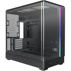 Корпус MicroATX Без БП Montech KING 15 (MNT-K15-B) / Type A*2 / Type C*1 / Tempered Glass/ No Fan (4x120mm ARGB PWM Fan)