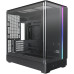 Корпус MicroATX Без БП Montech KING 15 (MNT-K15-B) / Type A*2 / Type C*1 / Tempered Glass/ No Fan (4x120mm ARGB PWM Fan) / GPU Max 435 mm / CPU Cooler Max 180 mm / Black / Куб /