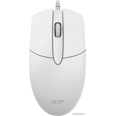 Мышь Acer OMW300 (ZL.MCECC.01V) (полноразмерная мышь, проводная USB Type-A, сенсор оптический 1200 dpi, 3 кнопки, колесо с нажатием, цвет белый )
