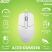 Мышь Acer OMW300 (ZL.MCECC.01V) (полноразмерная мышь, проводная USB Type-A, сенсор оптический 1200 dpi, 3 кнопки, колесо с нажатием, цвет белый )