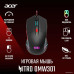 Мышь Acer Nitro OMW301 (ZL.MCECC.024) (полноразмерная игровая мышь, проводная USB Type-A, сенсор оптический 7200 dpi, 7 кнопок, колесо с нажатием, цвет черный/красный )