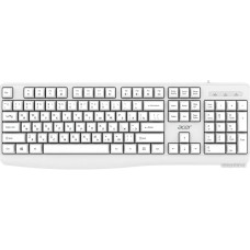 Клавиатура Acer OKW301 (ZL.KBDCC.01B) (стандартная для ПК, мембранная, пластик, интерфейс подключения - USB-A, кириллица