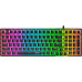 Клавиатура Acer OKW303 (ZL.KBDCC.01D) (игровая для ПК, механическая, пластик, интерфейс подключения - USB-A, подсветка, кириллица: да, влагозащита, цвет черный)