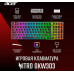 Клавиатура Acer OKW303 (ZL.KBDCC.01D) (игровая для ПК, механическая, пластик, интерфейс подключения - USB-A, подсветка, кириллица: да, влагозащита, цвет черный)