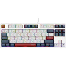 Клавиатура Acer OKW305 (ZL.KBDCC.01W)(игровая для ПК, механическая, ход линейные, пластик, интерфейс подключения - USB-A