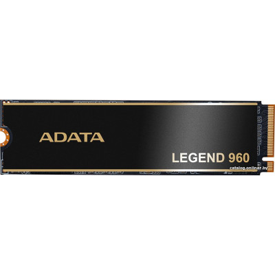 SSD M.2 2280 M PCI Express 4.0 x4 ADATA 1TB Legend 960 (ALEG-960-1TCS) 7400/6000 MBps TLC RTL