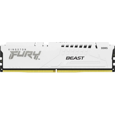 DDR5 16Gb PC-48000 6000MHz Kingston FURY Beast White (KF560C36BWE2-16) CL36
