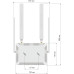 4G Wi-Fi роутер Netcraze Explorer 4G NC-4910 (802.11ac (Wi-Fi 5), 2.4 ГГц/5 ГГц, до 1200 Mbps, 802.1X, WAN, 4xFast LAN)