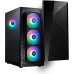 Корпус ATX Без БП ADATA XPG LANDER 500 Black (LANDER500MTA-BKCWW) (Tempered Glass, USB 3.2 Gen 1 Type-A х 2, 4x140mm ARGB FAN, HD Audio+Mic, VGA MAX 340mm, CPU MAX 160mm, пылевые фильтры) Black