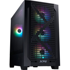 Корпус MicroATX Без БП ADATA XPG LANDER 300 Black (LANDER300MAA-BKCWW) (Tempered Glass, USB 3.2 Gen 1 Type-A х 2, 4x140m