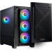Корпус MicroATX Без БП ADATA XPG LANDER 300 Black (LANDER300MAA-BKCWW) (Tempered Glass, USB 3.2 Gen 1 Type-A х 2, 4x140mm ARGB FAN, HD Audio+Mic, VGA MAX 390mm, CPU MAX 180mm, пылевые фильтры) Black