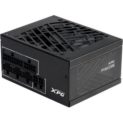 БП ADATA XPG PYMCORE 750W (PYMCORE750G-BKCEU) (ATX 3.1, SFX, 850W, 80 PLUS GOLD, APFC,120mm fan, Full Modular) RET