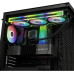 Система водяного охлаждения ADATA XPG Levante II 360 BLACK (LEVANTEII360-BKCWW) LGA1851/1700/1200/115X, AMD AM5/AM4 (TDP 300W, ARGB, PWM, TRIPLE FAN 120mm) RET