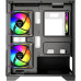 Корпус MicroATX Без БП Project X Diamond (Tempered Glass, 2xUSB 3.0, 3x120mm FAN (3 ARGB Fan included, M60)+6 pin controller set, HD Audio+Mic, 1x3.5