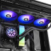 Система водяного охлаждения Thermalright Aqua Elite Black 360 ARGB V6 (A-ELITE-BL-360-ARGB-V6) / (LGA115x/1200/1700/1851/2011/2011-3/2066/AM4/AM5) / 360mm / 3x120mm / Black