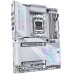 MB Gigabyte X870E AORUS PRO X3D ICE (X870E A PRO X ICE) Soc-AM5 (X870E) 3xPCI-Ex16 4xM.2 5GbE LAN Wi-Fi 7 BT 5.4 3xARGB+RGB RAID 0/1/10 4xDDR5 9000MHz+ HDMI+2xUSB Type-C+HDMI(Front)White ATX RTL