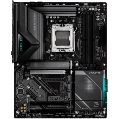 MB Gigabyte X870E EAGLE WIFI7 Soc-AM5 (X870E) Soc-AM5 (X870E) 3xPCI-Ex16 4xM.2 5GbE LAN Wi-Fi 7 BT 5.4 3xARGB+RGB RAID 0/1/10 4xDDR5 8200MHz+ HDMI+2xType-C ATX RTL