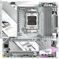 MB Gigabyte X870M AORUS ELITE WIFI7 ICE (X870M A ELITE WF7 ICE) Soc-AM5 (X870) 2xPCI-Ex16 2xM.2 2.5GbE LAN WiFi 7 BT 5.4