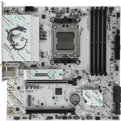 MB MSI B840M GAMING PLUS WIFI6E Soc-AM5 (B840) 2xPCI-Ex16 2xM.2 2.5GbE LAN WiFi 6E BT 5.3 3xARGB+RGB RAID 0/1/10 4xDDR5 8000MHz+ HDMI mATX RTL (ТОЛЬКО В СОСТАВЕ ПЭВМ)