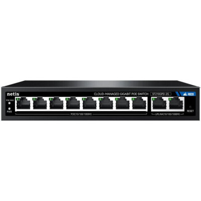 Коммутатор Netis ST210GPD-2G (L2, 10x1Гбит/с 8PoE 117W, настраиваемый)