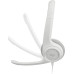 Наушники с микрофоном Logitech H390 White (981-001288) (наушники с микрофоном, накладные, 20-20000 Гц, кабель 2.4 м)