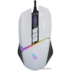 Мышь A4Tech Bloody W60 Max PANDA WHITE (полноразмерная игровая мышь, проводная USB Type-A, сенсор оптический 10000 dpi, 