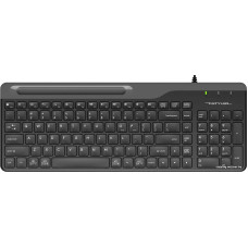Клавиатура A4Tech Fstyler FK25 Slim (цвет- черный-серый) (стандартная для ПК, интерфейс подключения - USB, кабель 1.5 м)