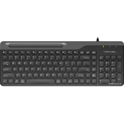 Клавиатура A4Tech Fstyler FK25 Slim (цвет- черный-серый) (стандартная для ПК, интерфейс подключения - USB, кабель 1.5 м)